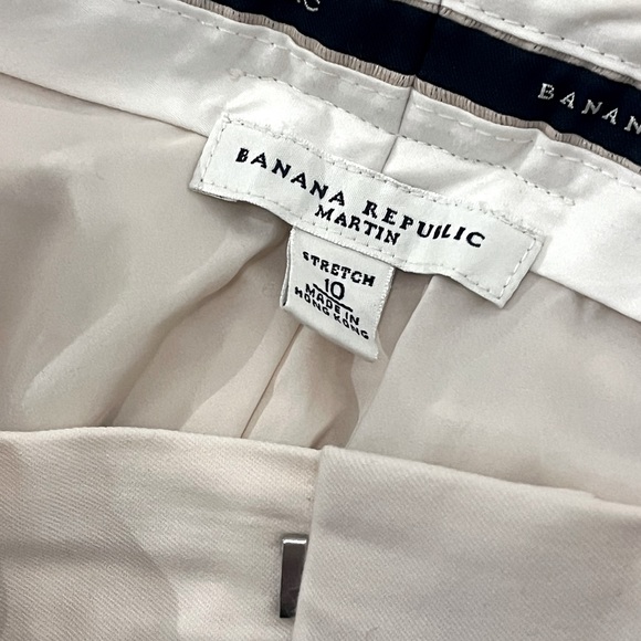 Banana Republic Cream Pants 10 - Picture 3 of 3